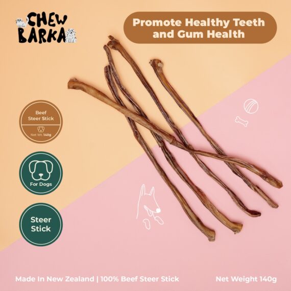 aTwoValley Beef Steer Stick | From New Zealand | 140g [Chewbarka]